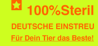 100% Steriles Einstreu